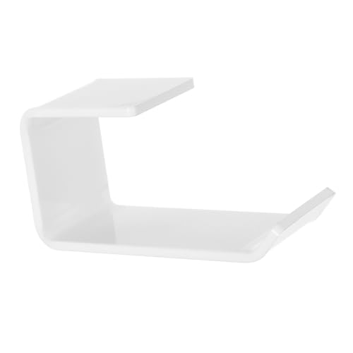 OSALADI Pc Kopfhörerständer Ständer Für Gaming-kopfhörer Kopfhörerhaken Für Den Schreibtisch Headset-Halter Aufbewahrungsregal Für Kopfhörer Halterung Für Gaming-kopfhörer Weiß Acryl von OSALADI