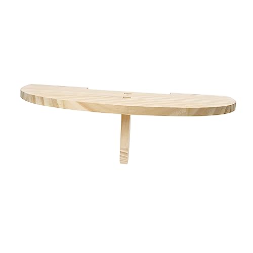 OSALADI Router-Regal Holzhalterung Wandhalterung Lagerregal Stilvolles Wandregal Aus Holz Für Zuhause von OSALADI
