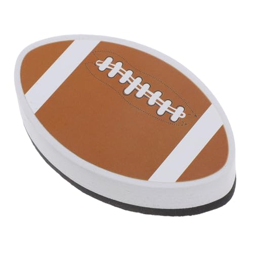 OSALADI Rugby-radiergummi Whiteboard-marker Lustige Radiergummis Trockener Marker-radierer Whiteboard-radierer Trockener Radiergummi Schwarzer Radiergummi Tafelradierer Brown Magnet von OSALADI