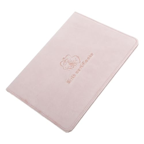 OSALADI Schutzhülle für die Geburtsurkunde Minimalistisch Ärmel erste Vinyl Abdeckung Wächter Etui für Zertifikat Schutzhüllen für Geburtsurkunden Schutzhülle für Geburtsurkunde Haut Rosa von OSALADI