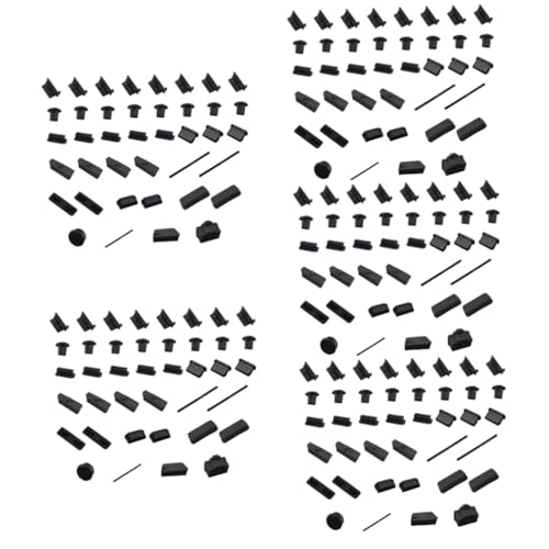 OSALADI Schutzmaske 200 STK Motherboard-staubschutz Anti-Staub-stecker des Motherboards Staubmasken Anti-Staub-Abdeckung Computer-staubschutz Stopper Weiches Gummi Rj45 Kieselgel Type von OSALADI