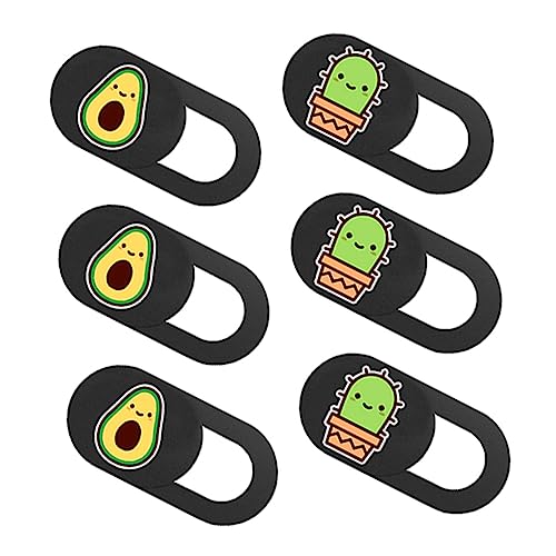OSALADI Sichtschutz-Webcam-Abdeckung Für Laptop Dekoratives Avocado- -Muster 6-teiliges Set Leicht Abziehbar OSALADI Sichtschutz-Webcam-Abdeckung Für Laptop Dekoratives Avocado- -Muster 6-teiliges Set Leicht Abziehbar von OSALADI