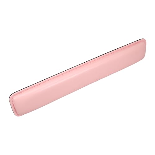OSALADI Tastatur Ruhen Handgelenkstütze Für Den Schreibtisch Unterstützung Handauflage Für Tastatur Tastaturkissen Für Handgelenk Rutschfeste Handgelenkauflage Büro Pu Rosa von OSALADI