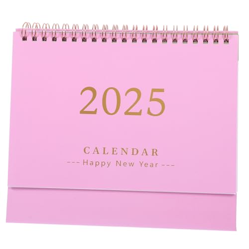 OSALADI Tischkalender 2025 Stehkalender Kleiner Kalender Für Den Schreibtisch Mini Tischkalender Stehkalender Tischkalender Monatskalender Smart Kalender Kühlschrankkalender von OSALADI