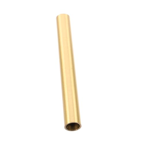 OSALADI Wandlampe Gerades Rohr Zubehör Hochleistungs Lampenstange Außenlampenteile Hardware Lampenmast Stehend Für Ersatz Standard Lampenfassung Gewindelampenrohr Kupfer Golden von OSALADI
