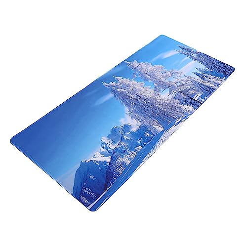 OSALADI Wasserdichte Schreibtischmatte Matten Big Mouse Pad Himmel -Anti-Skid-Pad Tastaturmatte für Computer Weiß Gaming - Schreibtischunterlage für Schreibtisch Gummiauflage Blau OSALADI Wasserdichte Schreibtischmatte Matten Big Mouse Pad Himmel -Anti-Skid-Pad Tastaturmatte für Computer Weiß Gaming - Schreibtischunterlage für Schreibtisch Gummiauflage Blau von OSALADI
