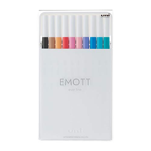UNI Emott 10-teiliges Pastell-Set 2, UUEMOTT102 UNI Emott 10-teiliges Pastell-Set 2, UUEMOTT102 von 三菱鉛筆