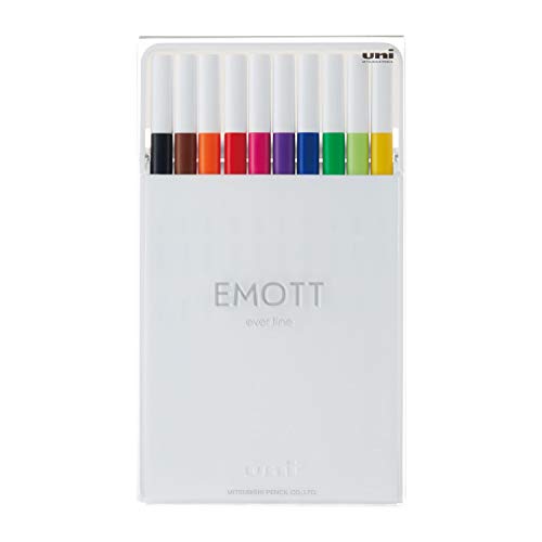 UNI Emott 10-teiliges Vivid Set 1, UUEMOTT101 von 三菱鉛筆