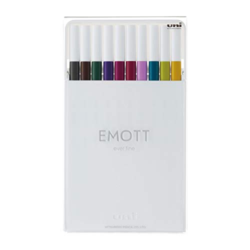uni Emott 10-teiliges Vintage Set 3, UUEMOTT103 von 三菱鉛筆