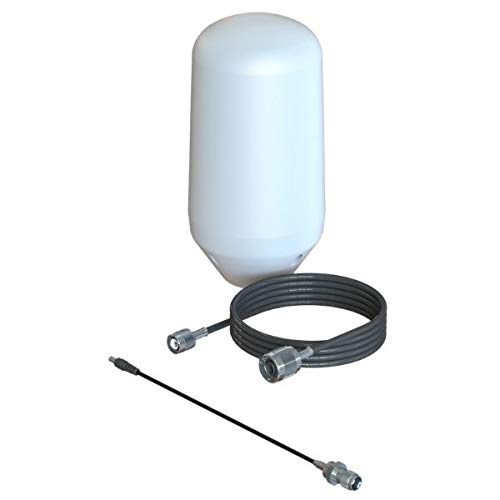 Scan Iridium passive omnidirektionale Antenne, Satellitensignal-Boost, Marine und Fernbedienung, einfache Montage, robustes Design, kompatibel mit Iridium-Telefonen und Iridium GO! 10 m Kabel, keine Scan Iridium passive omnidirektionale Antenne, Satellitensignal-Boost, Marine und Fernbedienung, einfache Montage, robustes Design, kompatibel mit Iridium-Telefonen und Iridium GO! 10 m Kabel, keine von OSAT