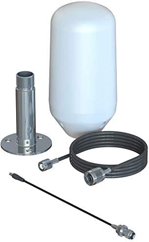 Scan Iridium passive omnidirektionale Antenne, Satellitensignal-Boost, Marine und Fernbedienung, einfache Montage, robustes Design, kompatibel mit Iridium-Telefonen und Iridium GO! 10 m Kabel, mit Scan Iridium passive omnidirektionale Antenne, Satellitensignal-Boost, Marine und Fernbedienung, einfache Montage, robustes Design, kompatibel mit Iridium-Telefonen und Iridium GO! 10 m Kabel, mit von OSAT