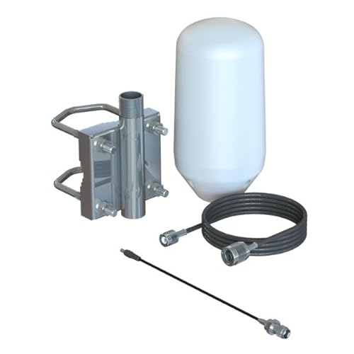 Scan Iridium passive omnidirektionale Antenne, Satellitensignal-Boost, Marine und Fernbedienung, einfache Montage, robustes Design, kompatibel mit Iridium-Telefonen und Iridium GO! 12 m Kabel, mit Scan Iridium passive omnidirektionale Antenne, Satellitensignal-Boost, Marine und Fernbedienung, einfache Montage, robustes Design, kompatibel mit Iridium-Telefonen und Iridium GO! 12 m Kabel, mit von OSAT