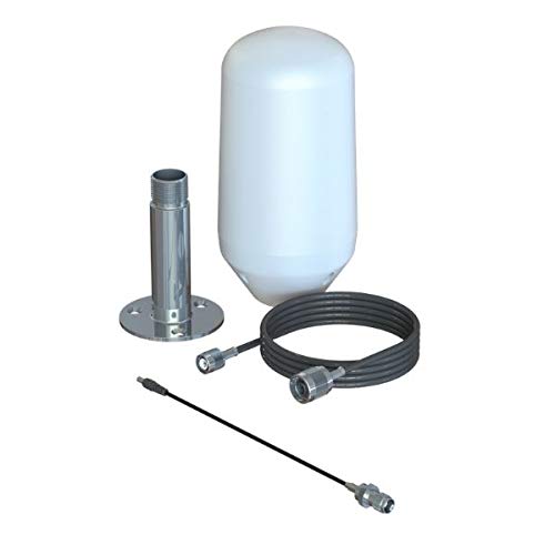 Scan Iridium passive omnidirektionale Antenne, Satellitensignal-Boost, Marine und Fernbedienung, einfache Montage, robustes Design, kompatibel mit Iridium-Telefonen und Iridium GO! 5 m Kabel, mit Scan Iridium passive omnidirektionale Antenne, Satellitensignal-Boost, Marine und Fernbedienung, einfache Montage, robustes Design, kompatibel mit Iridium-Telefonen und Iridium GO! 5 m Kabel, mit von OSAT