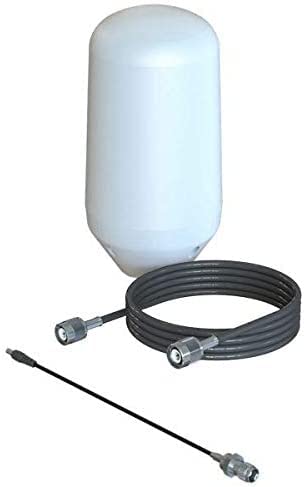 Scan Iridium passive omnidirektionale Antenne, Satellitensignal-Boost, Marine und Fernbedienung, einfache Montage, robustes Design, kompatibel mit Iridium-Telefonen und Iridium GO! 8 m Kabel, keine von OSAT
