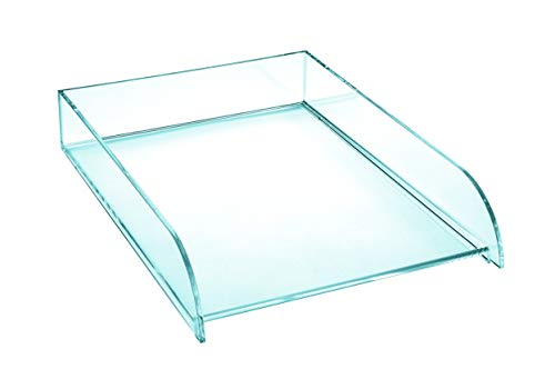 OSCO ASLT-GL Glass Look Acrylic Stacking Letter Tray,Glass Look (Slide & Stack) von OSCO