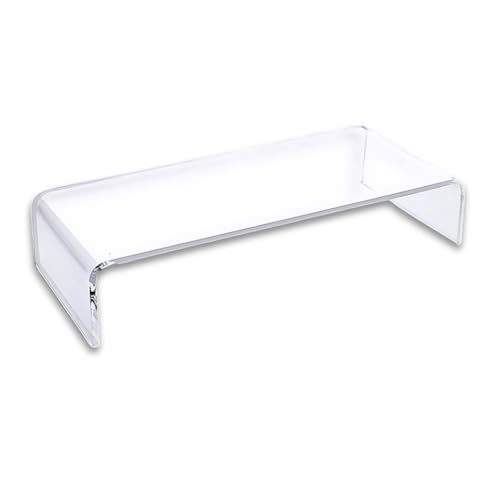 OSCO Transparenter Acryl-Monitorständer | Computer-Bildschirmerhöhung | Druckerständer | Laptop-Sockel | Tastaturaufbewahrung | Desktop-Regal | komplett montiert | H 10 x B 50 x T 20 cm | OSCO Transparenter Acryl-Monitorständer | Computer-Bildschirmerhöhung | Druckerständer | Laptop-Sockel | Tastaturaufbewahrung | Desktop-Regal | komplett montiert | H 10 x B 50 x T 20 cm | von OSCO