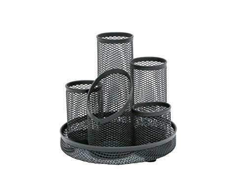 OSCO Wiremesh 5 Tube Pen Pot - Graphite von OSCO