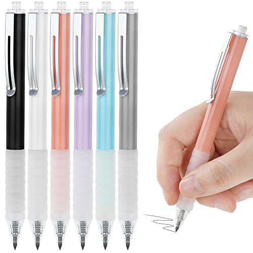 OSDUE 6 STÜCK Tintenloser Bleistift, Ewiger Bleistift, Wiederverwendbarer Everlasting Pencil, Langlebiger Neuer Typ Bleistift, Infinity Pencil zum Schreiben, Zeichnen von OSDUE