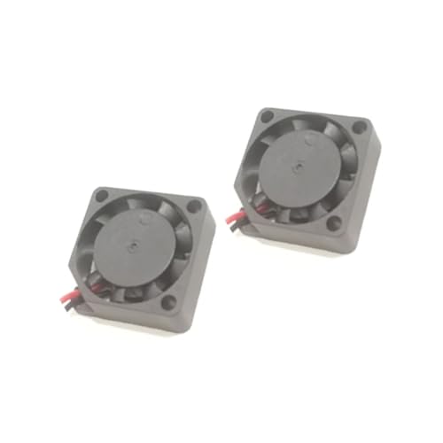 2 Stück 5 V Mini-Lüfter, DC-Axiallüfter for 3D-Drucker-Router-Computer, 0,8 x 0,8 x 0,24 Zoll, 13000 U/min, leise und stabile Kühlkörper von OSKOE