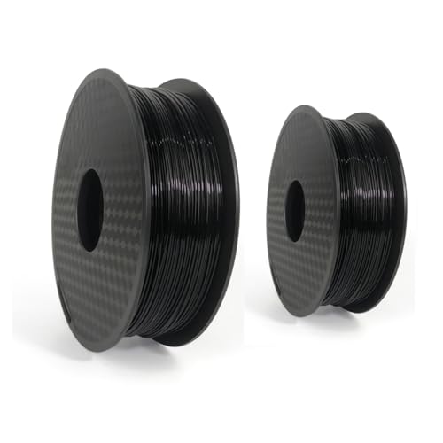 2 kg unterstütztes Filament for 3D-Drucker und 3D-Stift, 1,75 mm wasserlösliches HIPS-Material, kompatibel mit den meisten Druckfilamenten (Farbe : Black) von OSKOE