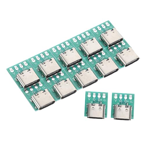 OSOLADY 12Stücke USB C Board Buchsenadapter USB C PCB Konverterplatine Für Vielseitige Datenübertragungen Kompatibel Mit Zahlreichen Geräten Für Wohnungen OSOLADY 12Stücke USB C Board Buchsenadapter USB C PCB Konverterplatine Für Vielseitige Datenübertragungen Kompatibel Mit Zahlreichen Geräten Für Wohnungen von OSOLADY