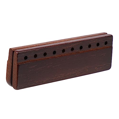 OSOLADY 2 Stück Taschenverzierung Magnet Knopf Taschenzubehör Handgemachte Taschenverschlüsse Handtasche Schnallendekore für Umhängetaschen dekorative Taschenschnalle Holz Dark Brown von OSOLADY