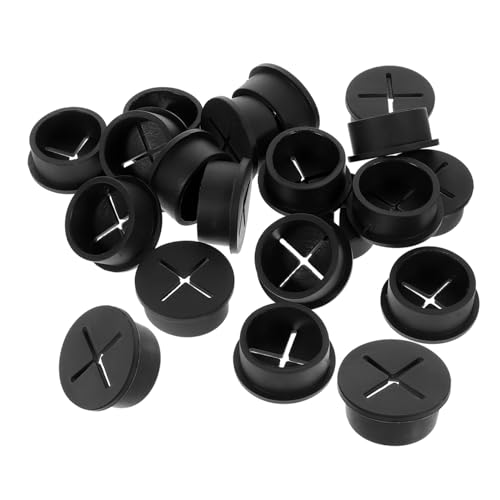 OSOLADY 20St Kabellochstopfen für den Schreibtisch Kabel Concealer Schutz Anschlüsse abdichten der Draht Türklingel pädiprotect The prot Tülle Gummi Ösen Weichgummi und Kunststoff Black OSOLADY 20St Kabellochstopfen für den Schreibtisch Kabel Concealer Schutz Anschlüsse abdichten der Draht Türklingel pädiprotect The prot Tülle Gummi Ösen Weichgummi und Kunststoff Black von OSOLADY