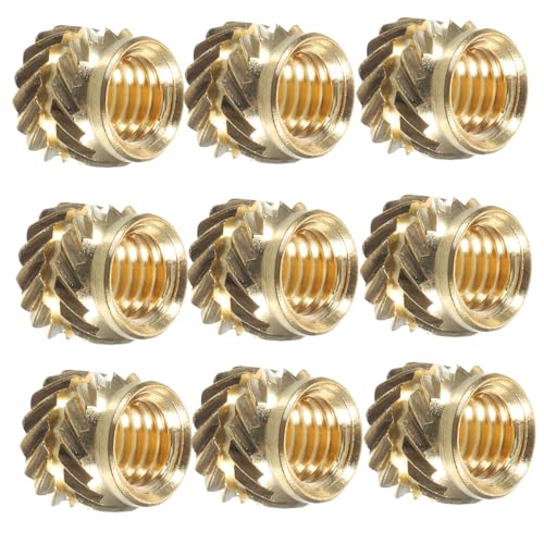 OSOLADY 50 Teiliges Set Messingmuttern Wärmeeinbettungsmuttern Innengewinde Messing Einbettungsmuttern M5 Gewindeeinsatz Einbettungsmuttern Für Spritzgussgewinde Messing OSOLADY 50 Teiliges Set Messingmuttern Wärmeeinbettungsmuttern Innengewinde Messing Einbettungsmuttern M5 Gewindeeinsatz Einbettungsmuttern Für Spritzgussgewinde Messing von OSOLADY