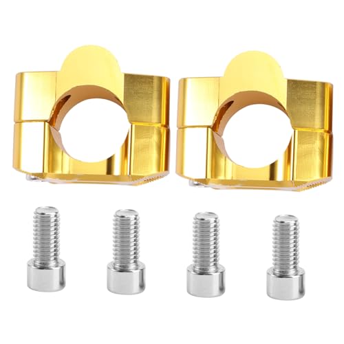 OSOLADY Paar Radialvariabler -Lenkerfixer Bar Lenkererhöhung montieren Aluminium Griff Motorrad Buggy zubehör fahrradlenker verlängerung Lenkerhalterung Fettriegel Lenkeradapter Orange von OSOLADY