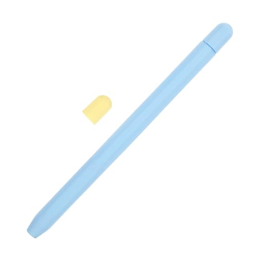 OSOLADY Stylus-Stiftabdeckung aus Silikon pens Sleeve stifteschale Stift Abdeckung Pencil Holder für Bleistiftabdeckung Schutz Stylus Stiftetui Stylus-Stifthülle aus Silikon Kieselgel Blue von OSOLADY