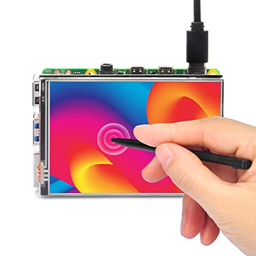 OSOYOO 3.5 inch TFT LCD Touch Screen Monitor for Raspberry Pi 4B/3B+/3A+/3B/2B/Zero/Zero W 480x320 Pixel SPI Interface Display von OSOYOO