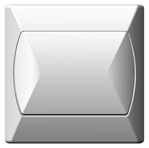 Einzelner Großer Knopf Grundlegender Innenlichtschalter Klicken Wandplatte Weiß von OSPEL