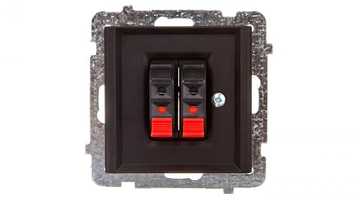Ospel GG-2R/m/33 Schutzkontakt-Steckdose, schwarz, IP20, 71 mm, 52,5 g Ospel GG-2R/m/33 Schutzkontakt-Steckdose, schwarz, IP20, 71 mm, 52,5 g von OSPEL