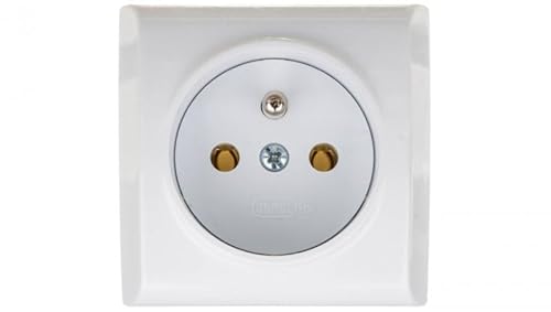 Ospel GN-1BZ/00 Steckdose, IP20, 16 A, 60 mm, 38 mm, 60 mm, Weiß von Ospel