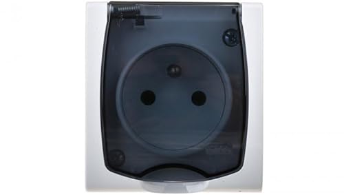 Ospel GNH-1NZ/00/d Steckdose, weiß, IP44 16 A, 1 Stück von Ospel