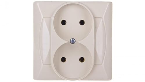 Ospel GP-2A/01 Schutzkontakt-Steckdose, Beige, IP20, 16 A, 82 mm, 44 mm, 82 mm von OSPEL