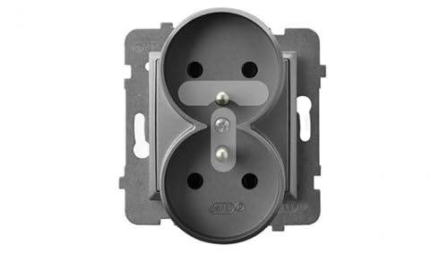 Ospel GP-2URZ/m/70 Steckdose, IP20, 16 A, 71 mm, 45 mm, 71 mm, Grau Ospel GP-2URZ/m/70 Steckdose, IP20, 16 A, 71 mm, 45 mm, 71 mm, Grau von OSPEL