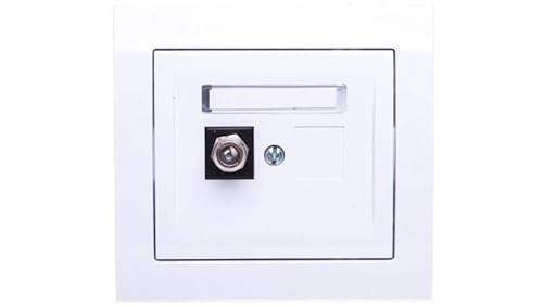 Ospel GPA-1WF/00 Steckdose, weiß, IP20, 88 mm, 34 mm, 82 mm, 49 g von Ospel