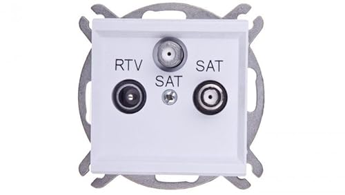 Ospel GPA-R2S/m/00 Schutzkontakt-Steckdose, weiß, IP20, 71 mm, 108,5 g Ospel GPA-R2S/m/00 Schutzkontakt-Steckdose, weiß, IP20, 71 mm, 108,5 g von OSPEL