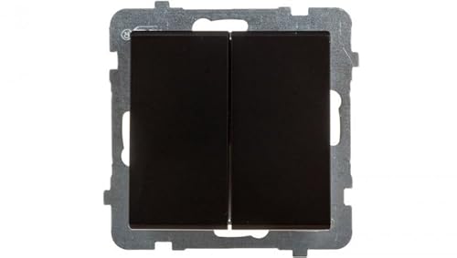 Ospel ŁP-10R/m/33 Elektroschalter, Schwarz, IP20, 250 V, 16 A, 71 mm, 42 mm von OSPEL