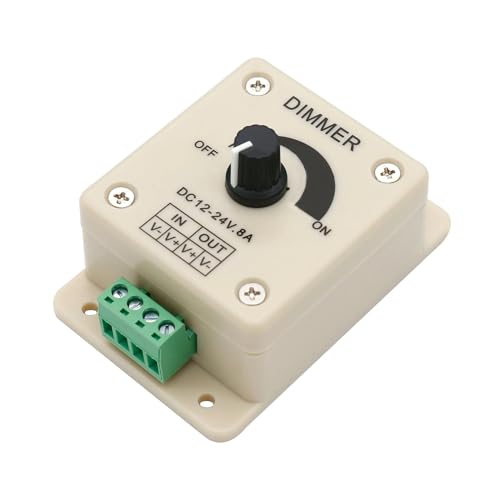 DC12V DC24V LED Dimmer LED-Treiber 8A Spannungsregler Einstellbarer Regler für LED-Lichtstreifen Schalter hell und dunkel DC12V DC24V LED Dimmer LED-Treiber 8A Spannungsregler Einstellbarer Regler für LED-Lichtstreifen Schalter hell und dunkel von OSQZHBFE