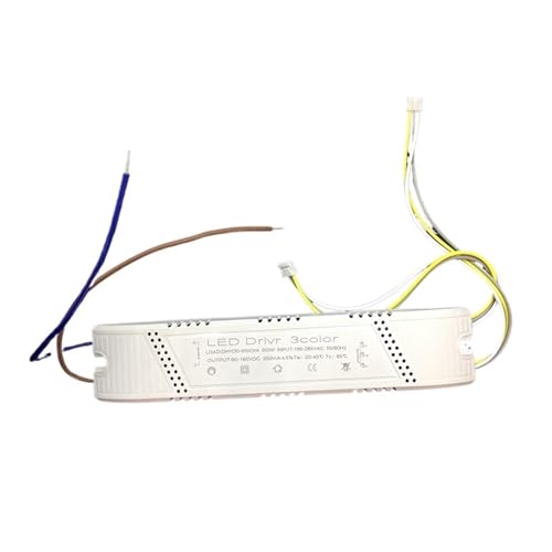 OSQZHBFE Geeignet für LED Konstantstromnetzteil Deckenleuchte Einbaustrahler Spannungsregler Flache Lampe 12W24W36W48W6(Two Color 30 50x4 Terminal Head) von OSQZHBFE