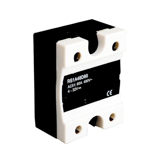RS1A48D60 Eingang 5V 12V 24V 32V DC Mini SSR Halbleiterrelais, Triac-Ausgang 60A/42-530V AC Spannungsregler Schaltermodul RS1A48D60 Eingang 5V 12V 24V 32V DC Mini SSR Halbleiterrelais, Triac-Ausgang 60A/42-530V AC Spannungsregler Schaltermodul von OSQZHBFE