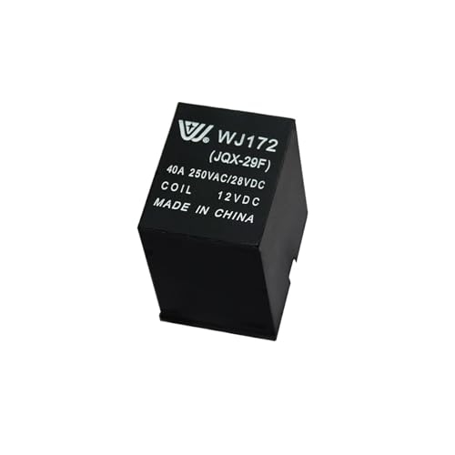 WJ172 Elektromagnetisches Leistungsrelais Monostabile 1Z 1H Normal Offen Normal Geschlossen 40A für Inverter-Schweißgerät (2 Stück Empfehlung, 24 VDC normal open) von OSQZHBFE