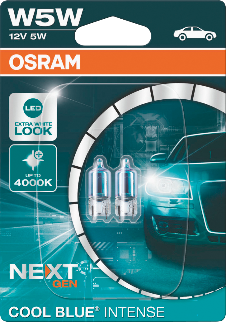 OSR 2825CBN-02B - KFZ-Lampe, W5W, W2,1x9,5d, Cool Blue Intense, 2er-Pack von OSRAM AUTOMOTIVE