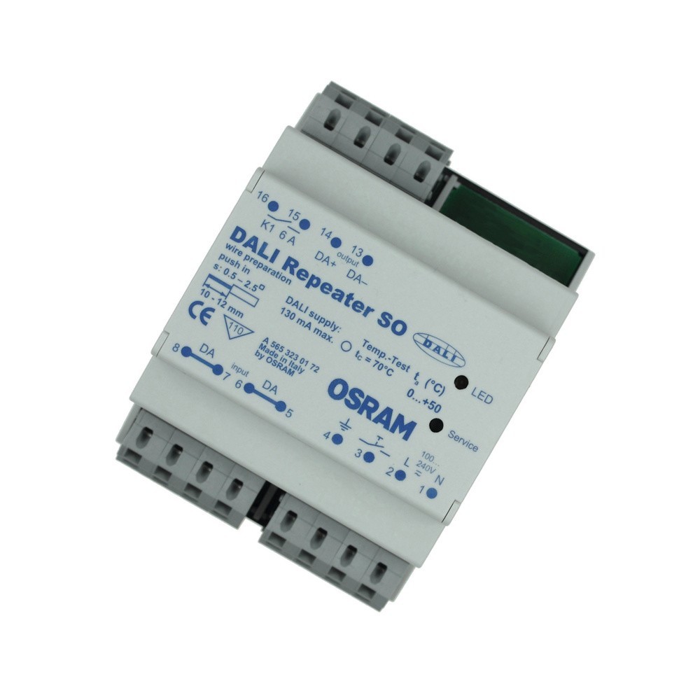 OSRAM BETRIEBSGERÄTE DALI-Repeater DALI REP SO/100-240 OSRAM BETRIEBSGERÄTE DALI-Repeater DALI REP SO/100-240 von OSRAM BETRIEBSGERÄTE