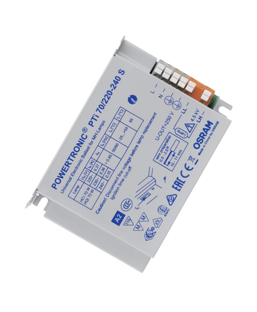 OSRAM BETRIEBSGERÄTE Elektronischer Trafo PTi 70/220-240 S OSRAM BETRIEBSGERÄTE Elektronischer Trafo PTi 70/220-240 S von OSRAM BETRIEBSGERÄTE