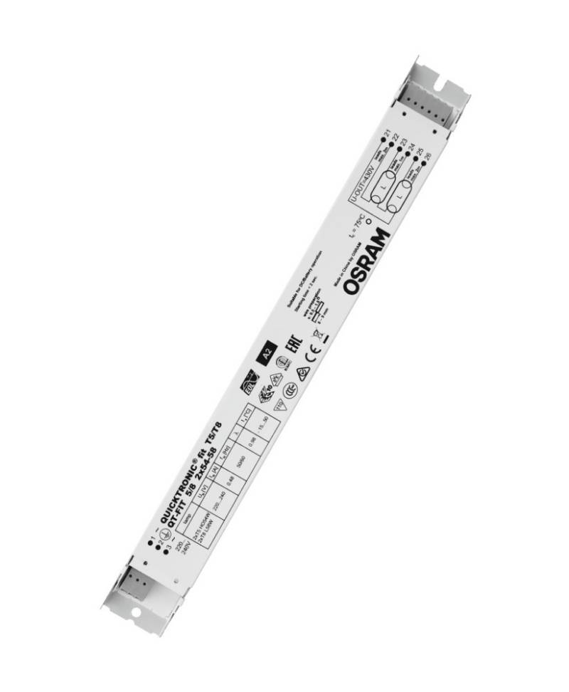 OSRAM BETRIEBSGERÄTE Elektronischer Trafo QT-FIT 5/8 2x54-58 von OSRAM BETRIEBSGERÄTE
