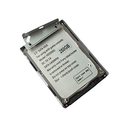 OSTENT 250GB HDD Festplatte + Halterung kompatibel für Sony PS3 Super Slim CECH-4X von OSTENT
