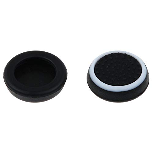 OSTENT 8 x Analog Joystick Button Protector kompatibel für Sony PS4 Wireless Controller - Farbe schwarz und weiß von OSTENT
